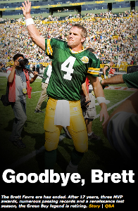 Brett Favre Retires