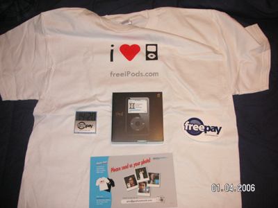 Goob and his free iPod!