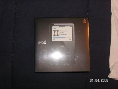Goob and his free iPod!